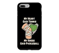 Custodia per iPhone 7 Plus/8 Plus Il mio cuore diceva tennis, le mie ginocchia dicevano Pickleball