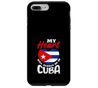Custodia per iPhone 7 Plus/8 Plus Il mio cuore sarà sempre nel patrimonio delle radici di Cuba