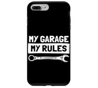 Custodia per iPhone 7 Plus/8 Plus Il mio garage le mie regole Car Lover Mechanic Garage Car Guy