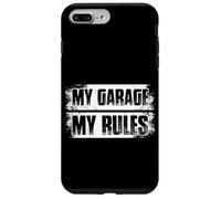 Custodia per iPhone 7 Plus/8 Plus Il mio garage le mie regole Car Lover Mechanic Garage Car Guy