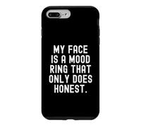 Custodia per iPhone 7 Plus/8 Plus il mio viso è un anello dell'umore che fa solo onesto