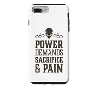 Custodia per iPhone 7 Plus/8 Plus Il potere del cranio malvagio richiede sacrificio e dolore Caos demoniaco inferno