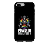 Custodia per iPhone 7 Plus/8 Plus Il potere nella diversità LGBTQ Rainbow Pride Queen
