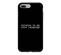 Custodia per iPhone 7 Plus/8 Plus Il silenzio è il mio linguaggio d'amore