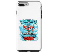 Custodia per iPhone 7 Plus/8 Plus Il tempo vola quando si diverte 1 Volare Carino Compleanno 1st Bday