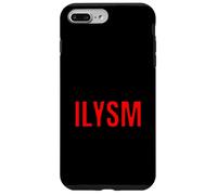 Custodia per iPhone 7 Plus/8 Plus ILYSM Retro 80s Text Slang Significativo Design Minimale