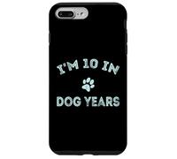 Custodia per iPhone 7 Plus/8 Plus I'm 10" Dog Years Funny 70th Birthday Vintage