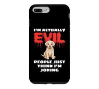 Custodia per iPhone 7 Plus/8 Plus I'm Actually Evil People Just Think I'm Joking Labrador