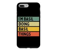 Custodia per iPhone 7 Plus/8 Plus I'm Basil Doing Basil Things Divertente Citazione Personalizzata