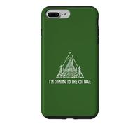 Custodia per iPhone 7 Plus/8 Plus I'm Coming To The Cottage Minimalist Line Art Hockey Romance