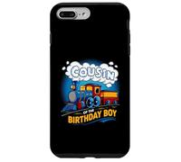 Custodia per iPhone 7 Plus/8 Plus I'm Cousin Of The Birthday Boy Party Train Supply Locomotiva