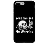 Custodia per iPhone 7 Plus/8 Plus I'm Fine No Worries Scheletro divertente sarcastico umorismo