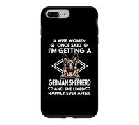 Custodia per iPhone 7 Plus/8 Plus I'm Getting A German Shepherd Funny Dog Mom Puppy Lovers