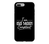 Custodia per iPhone 7 Plus/8 Plus I'm ISO 14001 Compliant - Idea regalo per la gestione ambientale