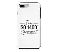 Custodia per iPhone 7 Plus/8 Plus I'm ISO 14001 Compliant - Idea regalo per la gestione ambientale