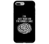 Custodia per iPhone 7 Plus/8 Plus I'm Just Here For The Funnel Cake Funny Wedding Carnival Pie