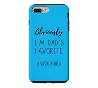 Custodia per iPhone 7 Plus/8 Plus I'm My Dad's Favorite Funny Daughter-Son Child Gift
