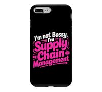 Custodia per iPhone 7 Plus/8 Plus I'M NOT BOSSY I'M SUPPLY CHAIN MANAGEMENT