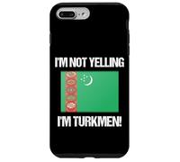 Custodia per iPhone 7 Plus/8 Plus I'm Not Yelling Turkmenistan Bandiera Paese Turkmenistan