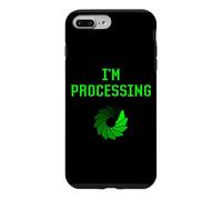 Custodia per iPhone 7 Plus/8 Plus I'm Processing Funny Computer Geek Programmazione Joke Coder