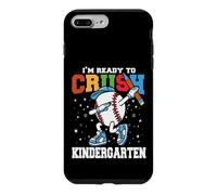 Custodia per iPhone 7 Plus/8 Plus I'm Ready To Crush Kindergarten Baseball 1st Day of School