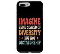 Custodia per iPhone 7 Plus/8 Plus Immagina di avere paura della diversità angosciata