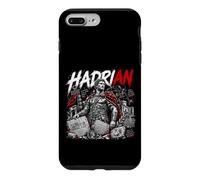 Custodia per iPhone 7 Plus/8 Plus Imperatore Romano Adriano SPQR Britannia Leggenda