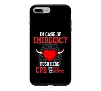 Custodia per iPhone 7 Plus/8 Plus In caso di emergenza spingere qui - Umorismo paramedico EMT EMS