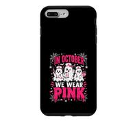 Custodia per iPhone 7 Plus/8 Plus In ottobre indossiamo il cancro al seno dei fantasmi rosa