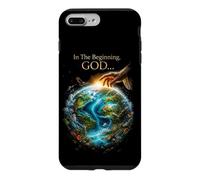 Custodia per iPhone 7 Plus/8 Plus In The Beginning GOD... Earth Genesis 1:1 Bible Verse Nature