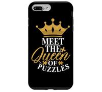 Custodia per iPhone 7 Plus/8 Plus Incontra la regina dei puzzle Puzzle Puzzle Hobby