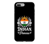 Custodia per iPhone 7 Plus/8 Plus Indian Princess India Flag Proud Indian Girl