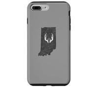 Custodia per iPhone 7 Plus/8 Plus Indiana IN Deer Hunting Shed Antlers Design