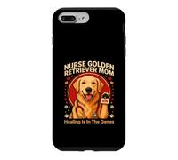 Custodia per iPhone 7 Plus/8 Plus Infermiera Golden Retriever Mamma Guarigione è Nei Geni