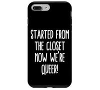 Custodia per iPhone 7 Plus/8 Plus Iniziato Dall"armadio ora siamo queer divertente uscendo gay
