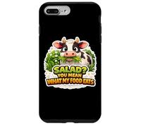 Custodia per iPhone 7 Plus/8 Plus Insalata? Vuoi dire cosa mangia il mio cibo Mucca divertente carnivoro dieta