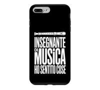 Custodia per iPhone 7 Plus/8 Plus Insegnante di Musica Maestro Divertente Professore Flauto