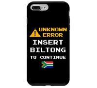 Custodia per iPhone 7 Plus/8 Plus Insert Biltong Retro Funny Error South Africa Braai Dad Joke