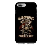 Custodia per iPhone 7 Plus/8 Plus Introverso ma disposto a discutere perché le persone esistono divertenti