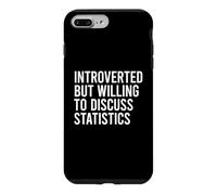 Custodia per iPhone 7 Plus/8 Plus Introverted But Willing To Discuss Statistics