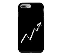 Custodia per iPhone 7 Plus/8 Plus Investor design con grafico azionario per day trader