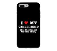 Custodia per iPhone 7 Plus/8 Plus Io Cuore Il mio Ragazza gf Sì Lei Comprato Mi Questo