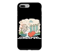Custodia per iPhone 7 Plus/8 Plus io, cuore, singapore, amo, singapore, skyline città