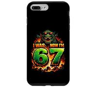 Custodia per iPhone 7 Plus/8 Plus Io ero sei ora sono sette 6 7 Kaiju 67 Meme 7 ° compleanno