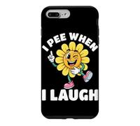 Custodia per iPhone 7 Plus/8 Plus Io pipì quando rido fiore giallo pipì scherzo umorismo