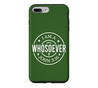 Custodia per iPhone 7 Plus/8 Plus Io sono chiunque Dio cristiano uomini donne cristiani