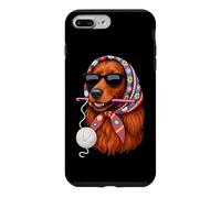Custodia per iPhone 7 Plus/8 Plus Irish Setter Dog Granny Square Crochet Yarn Crochet Lover