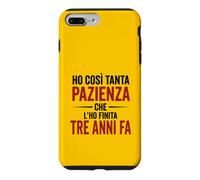 Custodia per iPhone 7 Plus/8 Plus Ironica e divertente. Ho finito la pazienza stampa nera