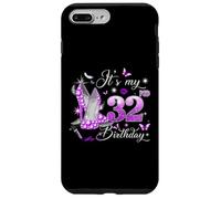 Custodia per iPhone 7 Plus/8 Plus It’s My 32nd Birthday Pink 32 Years Old Birthday Queen Party
