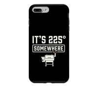 Custodia per iPhone 7 Plus/8 Plus It's 225 Somewhere Funny BBQ Smoker Grill Quote